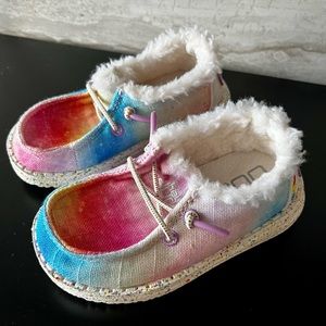 HEYDUDE Toddler Girls' Slip-On Sneaker MULTICOLOR in Size K7